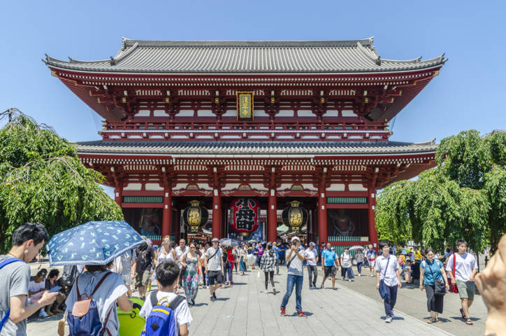 34 - Tokyo - barrio de Asakusa - templo de Senso-ji - Puerta Hozomon